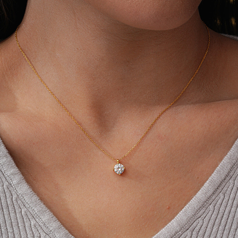 Collana in Moissanite Solaria™
